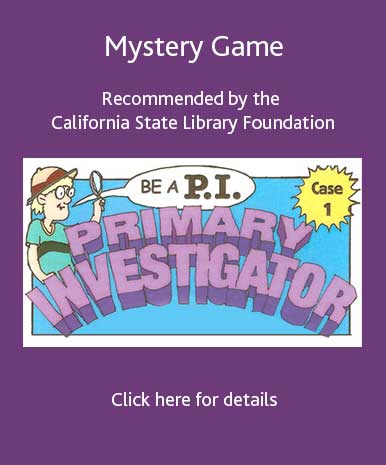 Mystery Game recommended by the California State Library Founcation