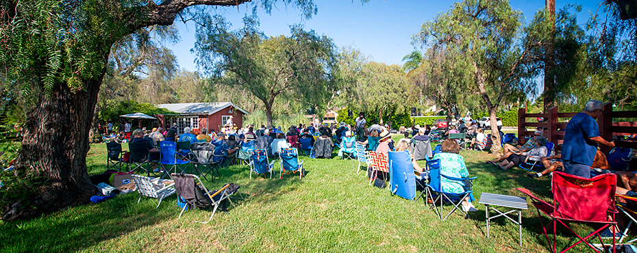 Photo of summer concert at Rancho Los Alamitos